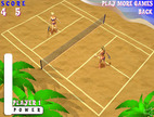 Beach-tennis-wedstryd